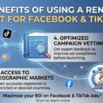 Benefits of using a rented ad account for Facebook & TikTok advertising campaigns